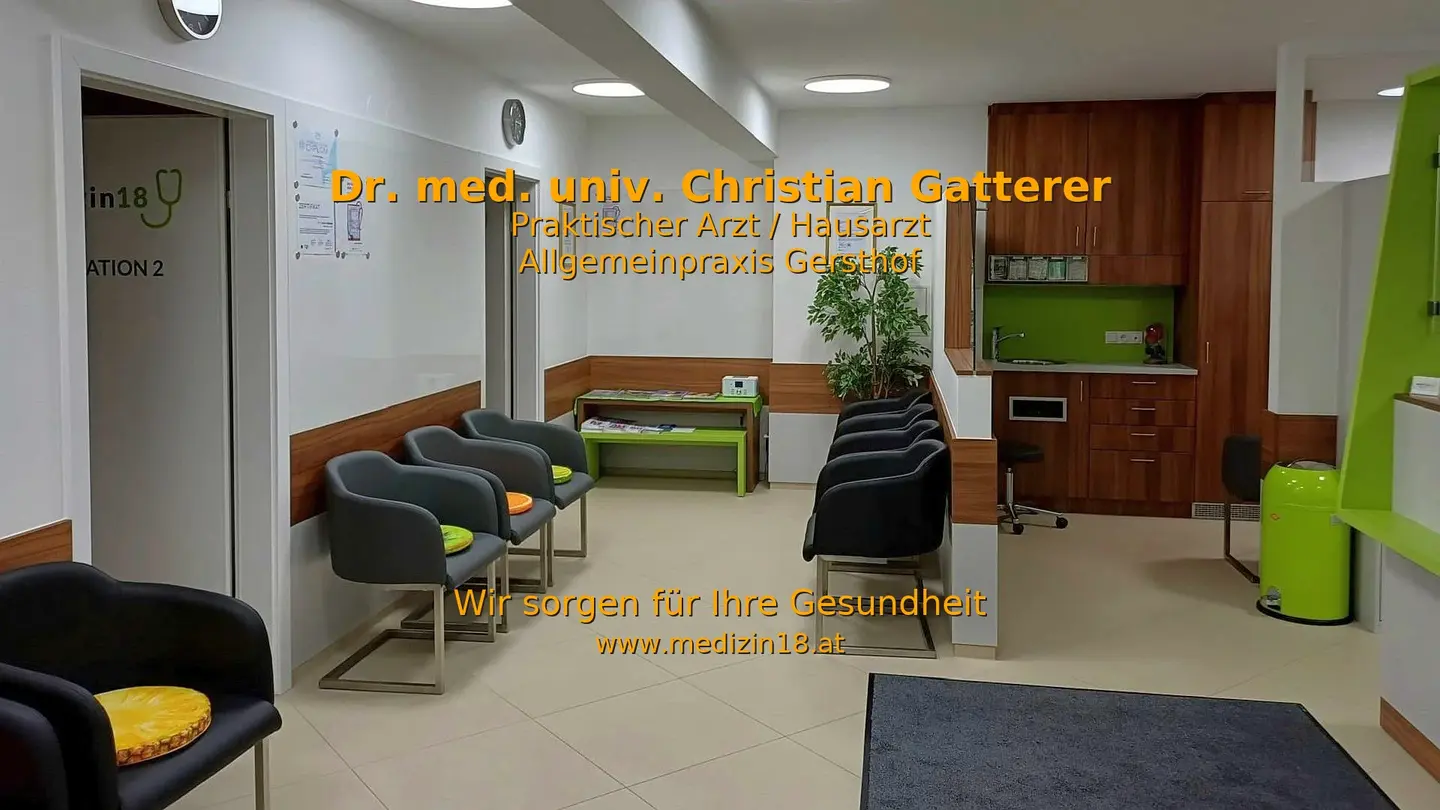 Poster: Dr. Christian Gatterer, praktischer Arzt und Hausarzt in 1180 Wien